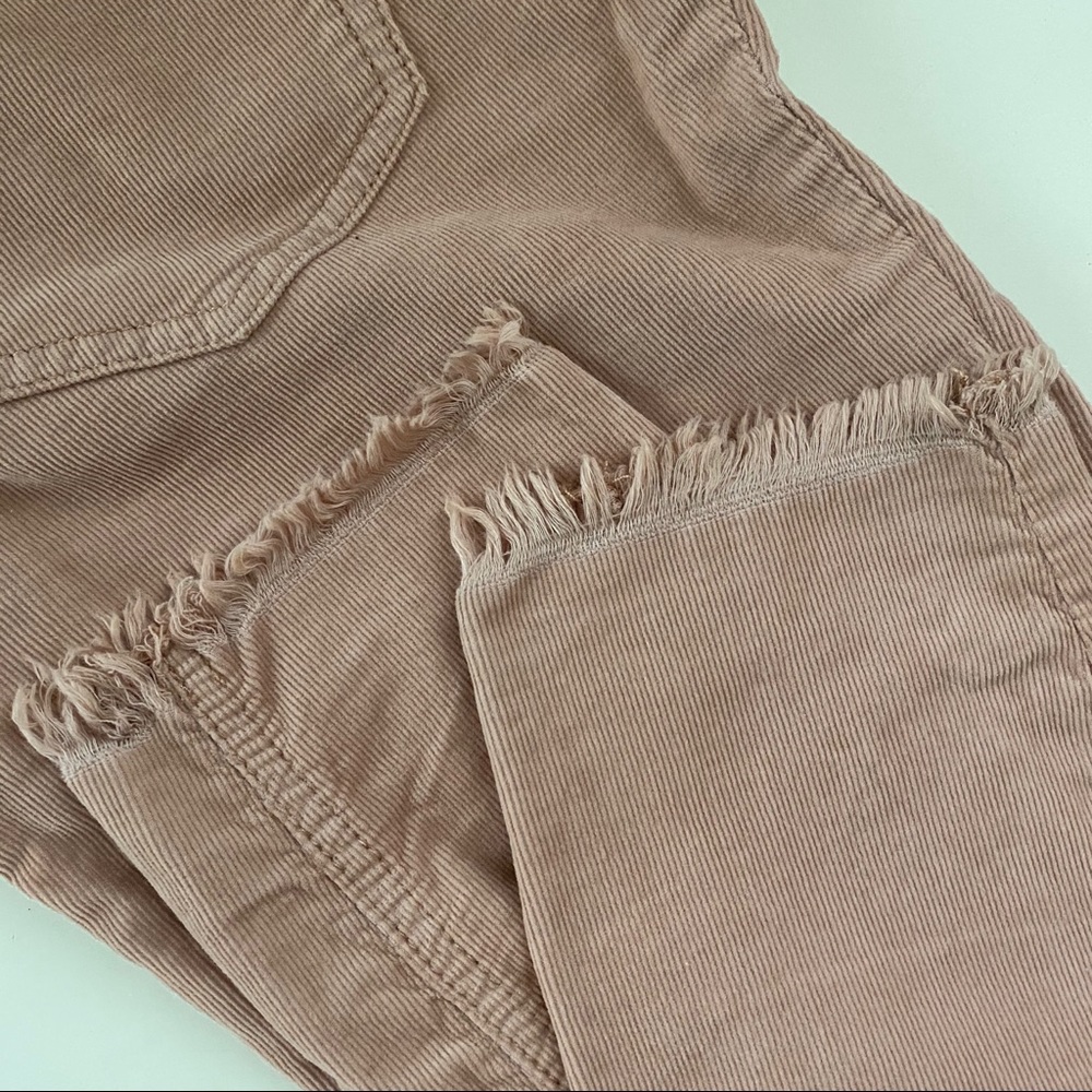Free People Dusty Pink Velvet Pants - 24 - Picture 5 of 6